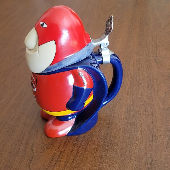 Vtg 1989 Budweiser Bud Man Beer Stein Collector's Edition With Original Box - Picture 4 of 11